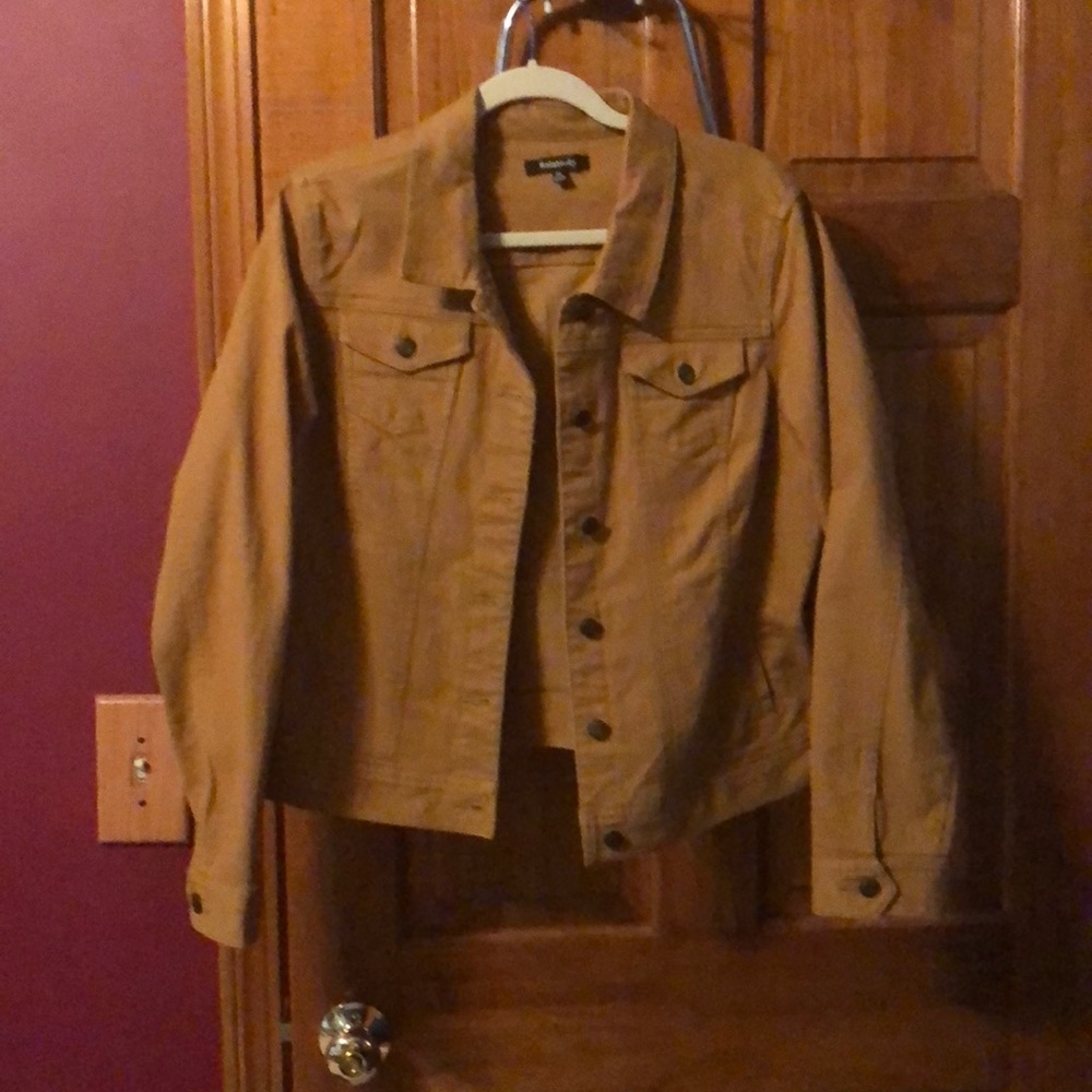 Gold denim jacket